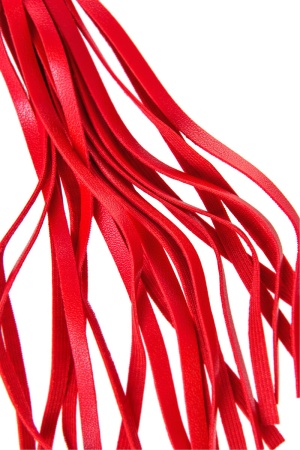 Флоггер плеть красно-черная Anonymo